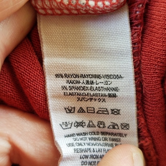 Free People Red Boho Chic Blouse Festival Small - Picture 6 of 8